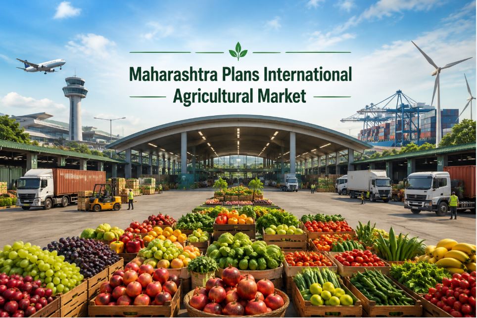 Maharashtra Plans International Agricultural Market in Palghar to Help Farmers Reach Global Buyers